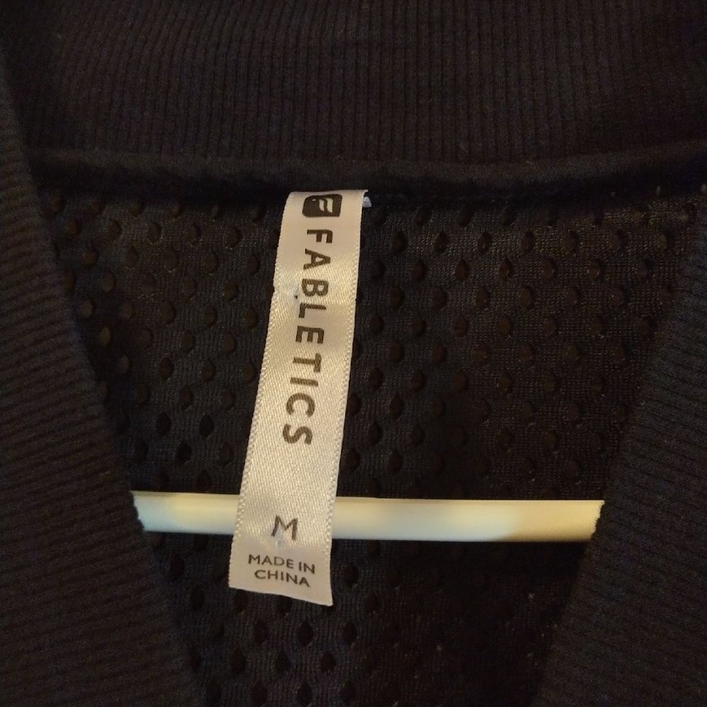 Fabletics short sleeved jersey jacket M black - Picture 3 of 9